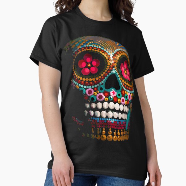 Item preview, Multicolored Jeweled Skull designed and sold by dhajr.