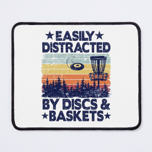 Item preview, Easily Distracted By Discs & Baskets Disc Golf Gift designed and sold by Stronzi.