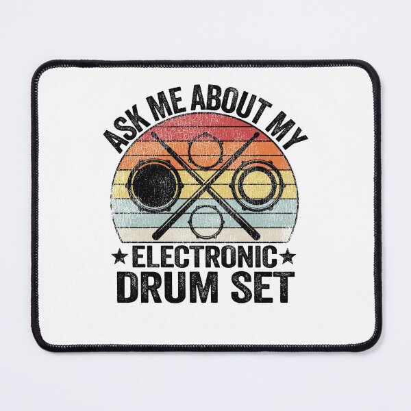 Item preview, Ask Me About My Electronic Drum Set E-Drums Gift Vintage designed and sold by Stronzi.
