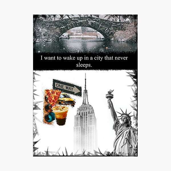 Item preview, I want to wake up in a city that never sleeps designed and sold by SauceSauce.  :).
