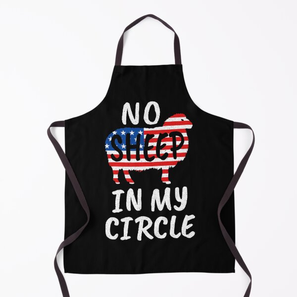 Item preview, No Sheep In My Circle Usa Flag designed and sold by THEMADBRUSH.