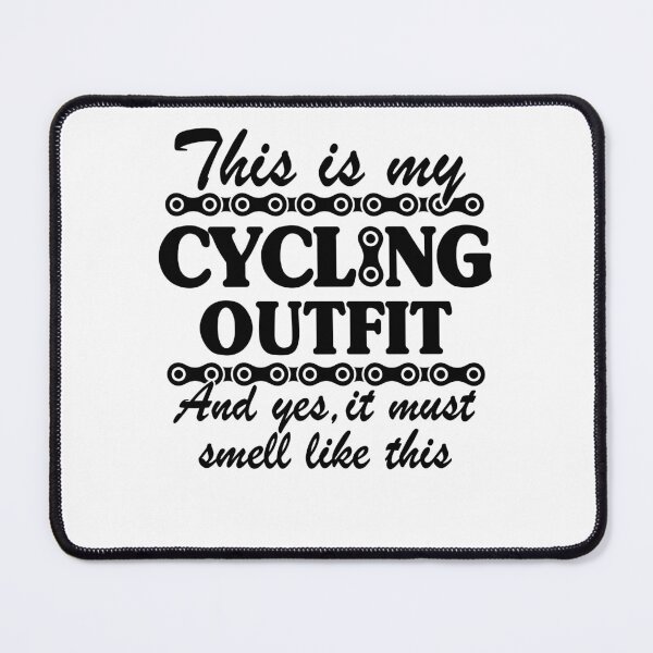 Item preview, This Is My Cycling Outfit Funny Cyclist Gift Biker Biking designed and sold by Stronzi.