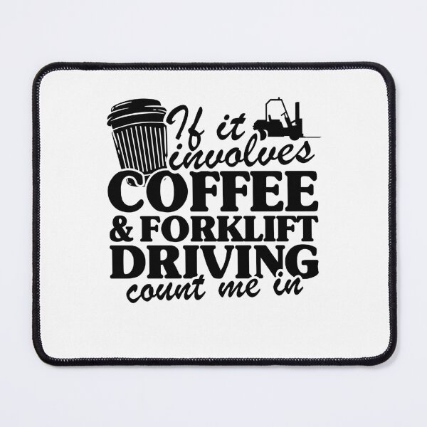 Item preview, Coffee & Forklift Driving Forklift Operator Driver Gift Funny designed and sold by Stronzi.