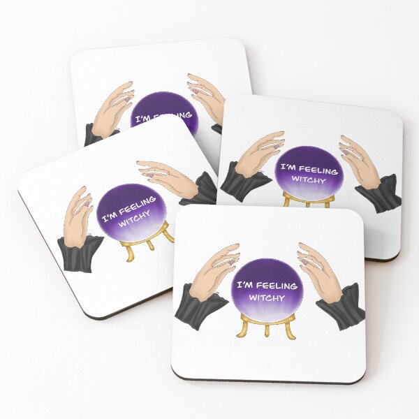 Item preview, I'm Feeling Witchy - Witch Hands Around Purple Globe designed and sold by SMillustrations.