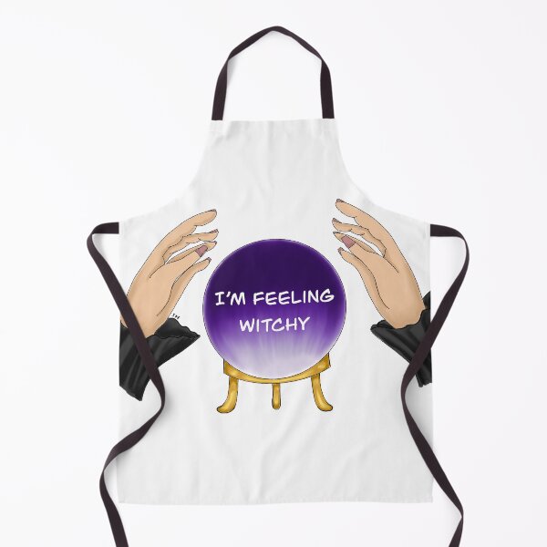 Item preview, I'm Feeling Witchy - Witch Hands Around Purple Globe designed and sold by SMillustrations.