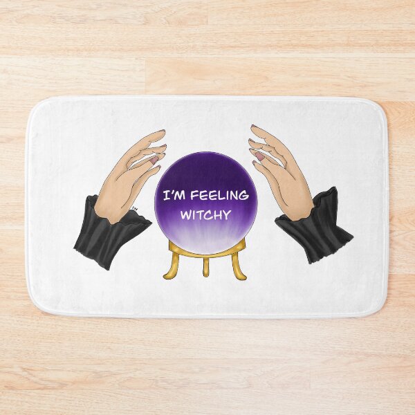 Item preview, I'm Feeling Witchy - Witch Hands Around Purple Globe designed and sold by SMillustrations.