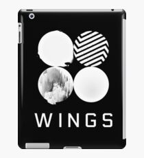 BTS Wings Logo (Black) iPad Case/Skin