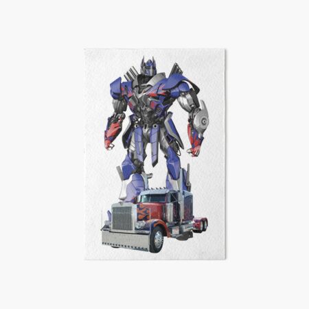 Drawing Print of Optimus Prime From Transformers: Age of