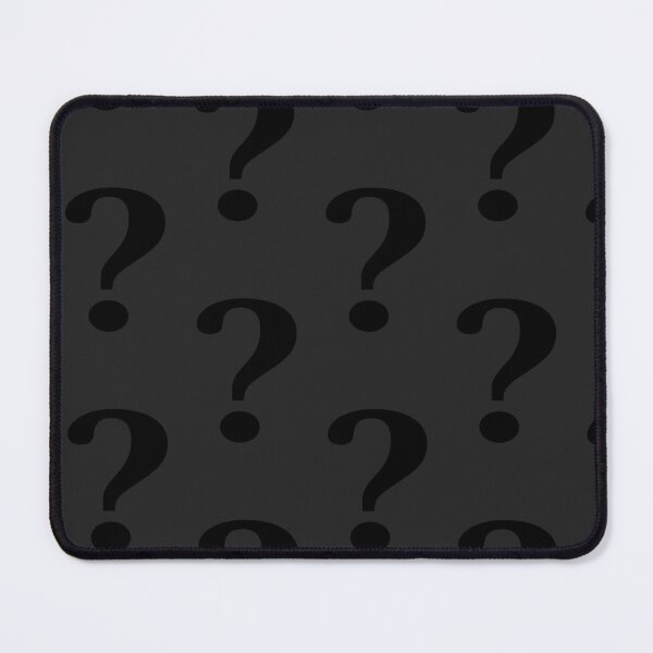 Item preview, Copy of The Riddle Question Mark Symbol Retro Matte Black designed and sold by ConceptLT.