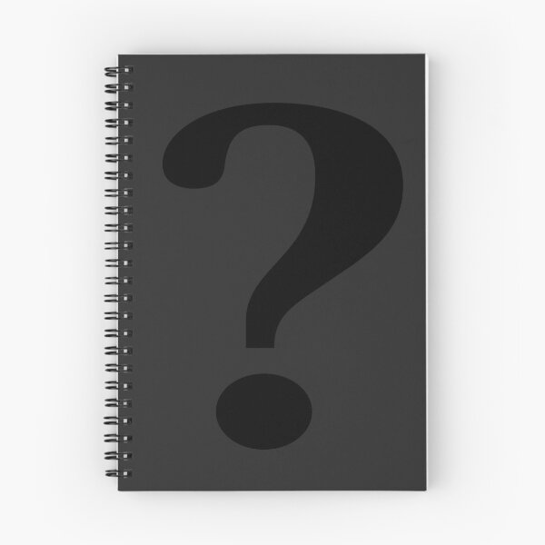 Item preview, Copy of The Riddle Question Mark Symbol Retro Matte Black designed and sold by ConceptLT.