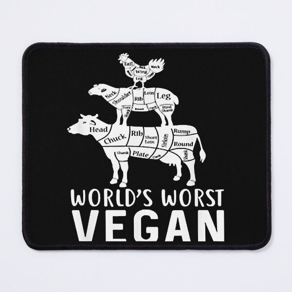 Item preview, Worlds Worst Vegan designed and sold by Dorothy Jean.