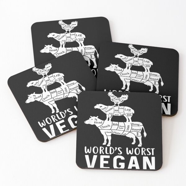 Item preview, Worlds Worst Vegan designed and sold by Dorothy Jean.