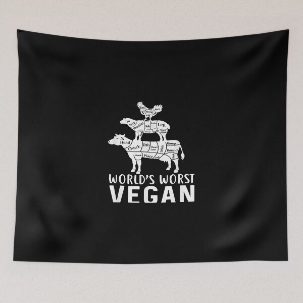 Item preview, Worlds Worst Vegan designed and sold by Dorothy Jean.