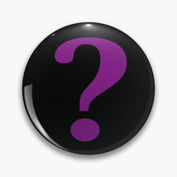 Item preview, The Riddle Question Mark Symbol Retro Purple designed and sold by ConceptLT.