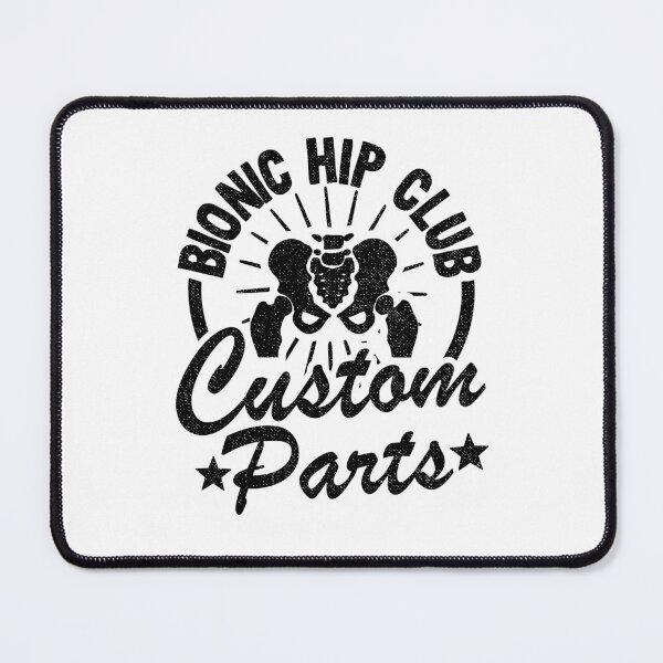 Item preview, Bionic Hip Club Replacement Surgery Recovery Logo designed and sold by Stronzi.