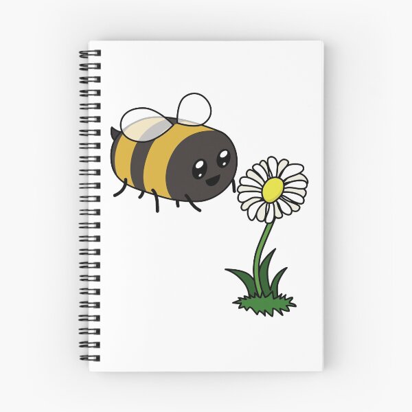 Item preview, Kawaii Bee with Flower designed and sold by ArtfulMooDesign.