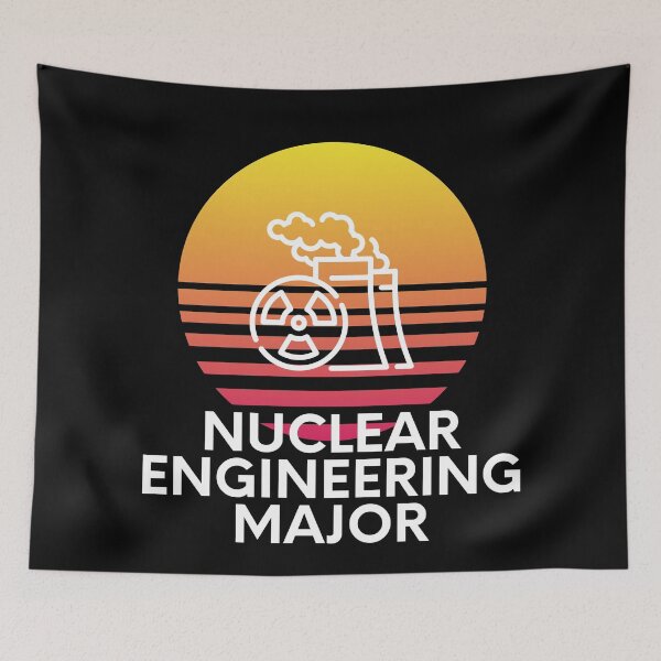 Item preview, Nuclear Engineering Major Colorful Sunset College Student Graphic designed and sold by EllConApparel.