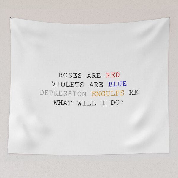 Item preview, Depression Poem designed and sold by Punkinnonstop.