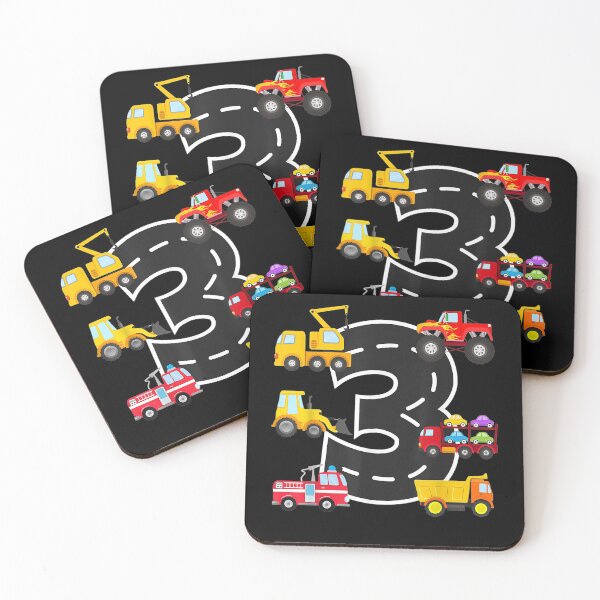 Item preview, 3rd Birthday Party 3 Year Old Trucks Birthday Boy designed and sold by RomishiAurra.