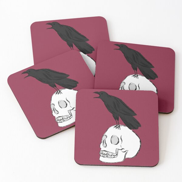 Item preview, crow and skull designed and sold by orrange.
