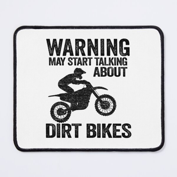 Item preview, Warning May Start Talking About Dirt Bikes Funny Motocross designed and sold by Stronzi.