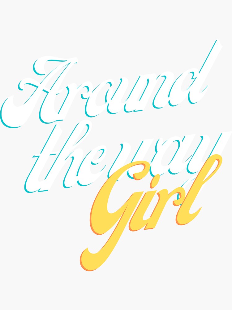 "Around the Way Girl" Sticker for Sale by atrane Redbubble