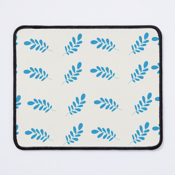 Item preview, Bluish leaf pattern designed and sold by qusart.
