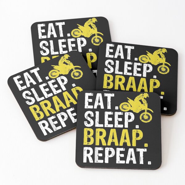 Item preview, Funny Eatleep Braap Repeat Braap Dirt Bike designed and sold by DinashiCorne.