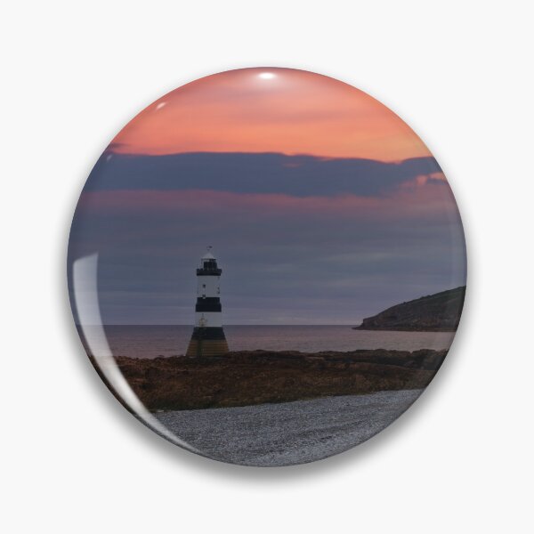 Item preview, Sunrise At The Trwyn Du Lighthouse designed and sold by rawshutterbug.