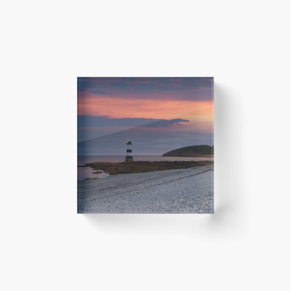 Item preview, Sunrise At The Trwyn Du Lighthouse designed and sold by rawshutterbug.