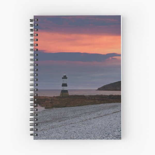 Item preview, Sunrise At The Trwyn Du Lighthouse designed and sold by rawshutterbug.