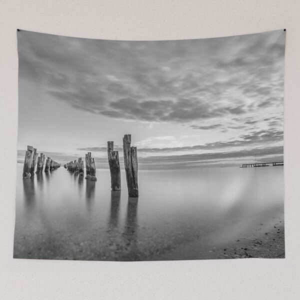 Item preview, Jetty Sunrise B&W designed and sold by Russell Charters.