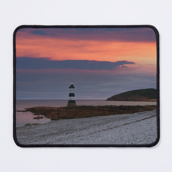 Item preview, Sunrise At The Trwyn Du Lighthouse designed and sold by rawshutterbug.