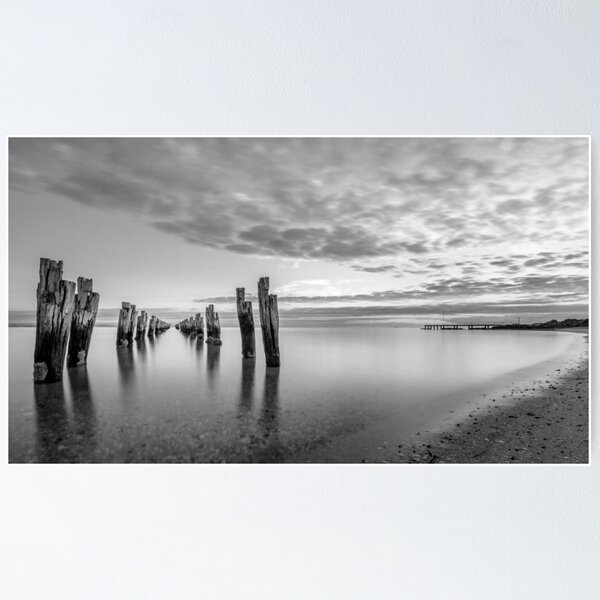 Item preview, Jetty Sunrise B&W designed and sold by Russell Charters.