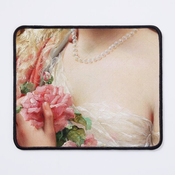 Item preview, Woman With Roses Renaissance Painting designed and sold by Bellathewilde.