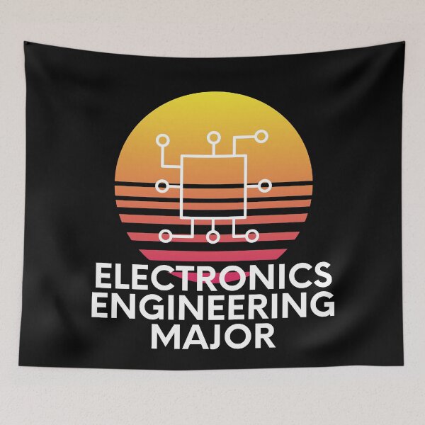 Item preview, Electronics Engineering Major Colorful Sunset College Student Graphic designed and sold by EllConApparel.