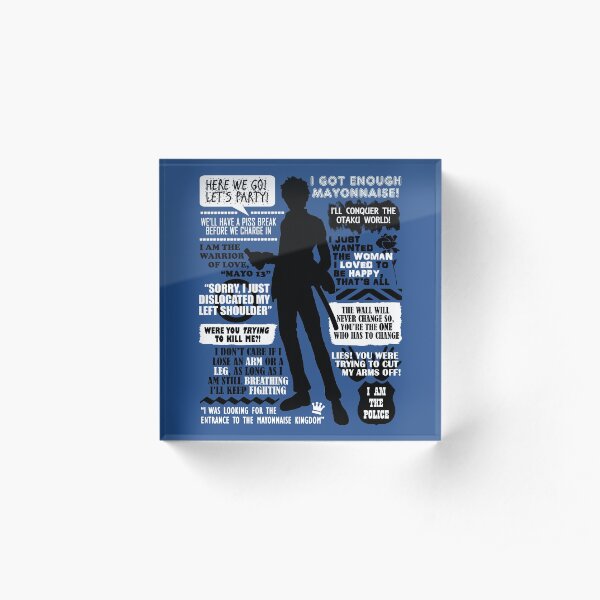Gintama - Hijikata Toshiro Quotes Acrylic Block