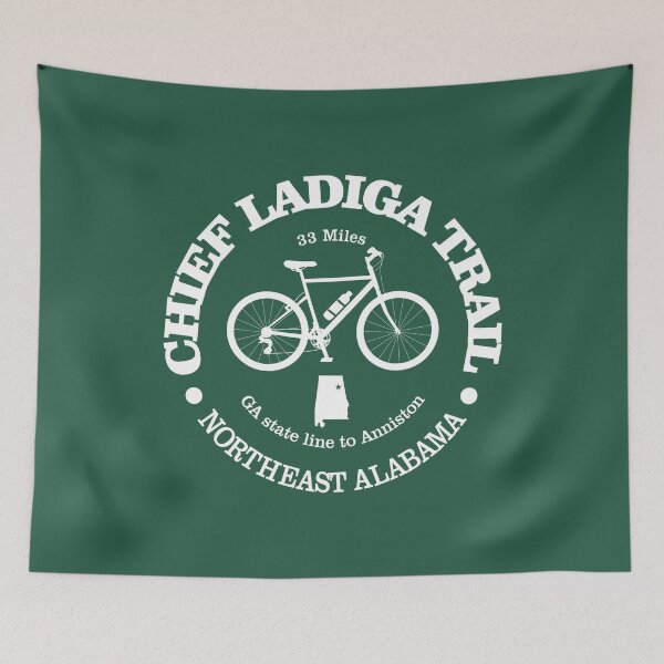 Item preview, Chief Ladiga Trail (cycling) designed and sold by curranmorgan.