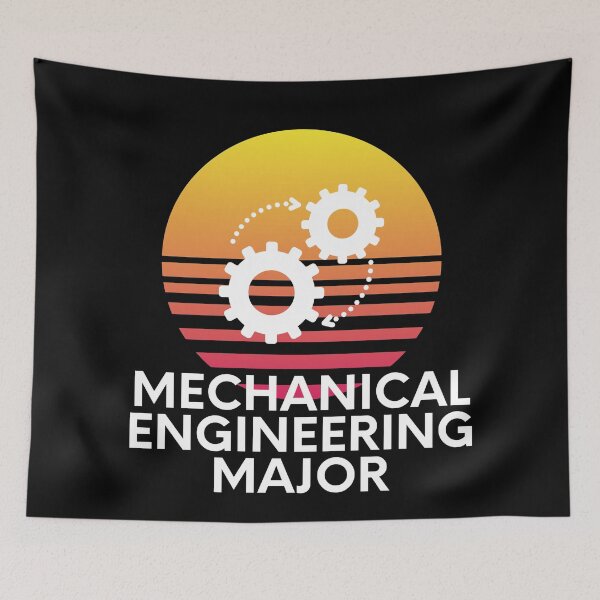 Item preview, Mechanical Engineering Major Colorful Sunset College Student Graphic designed and sold by EllConApparel.