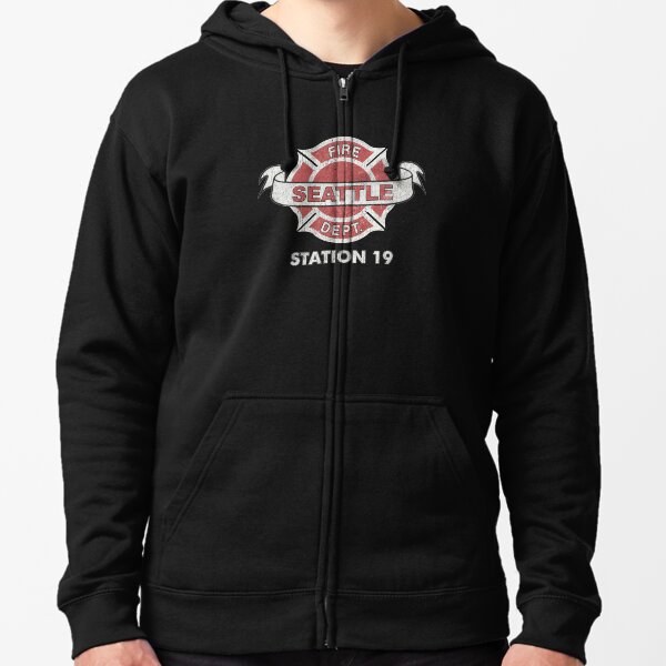 Fire Dept Zipped Hoodie