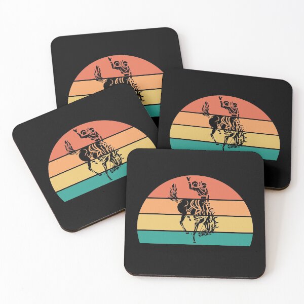 Item preview, Cowboy riding a mad horse designed and sold by Trantor-Tees.
