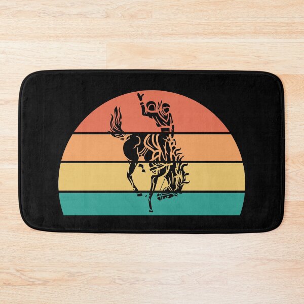 Item preview, Cowboy riding a mad horse designed and sold by Trantor-Tees.