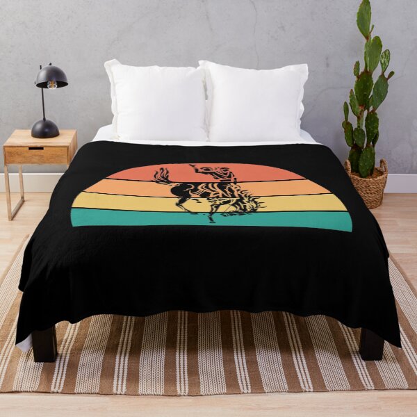 Item preview, Cowboy riding a mad horse designed and sold by Trantor-Tees.