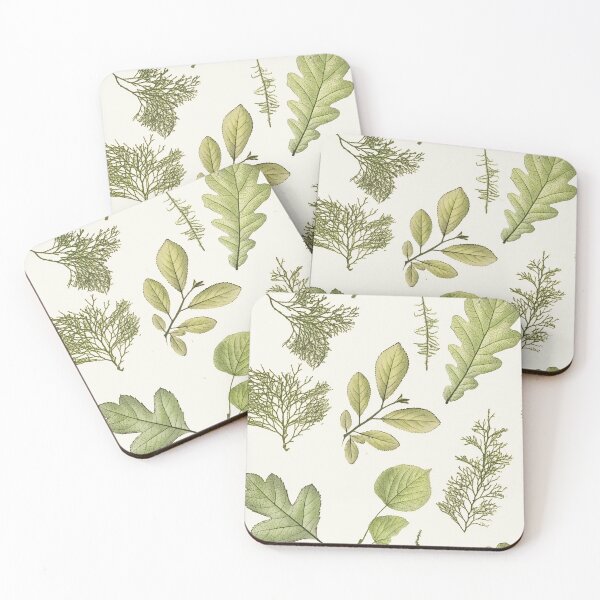 Item preview, A pattern of various leaves designed and sold by leadwithart.