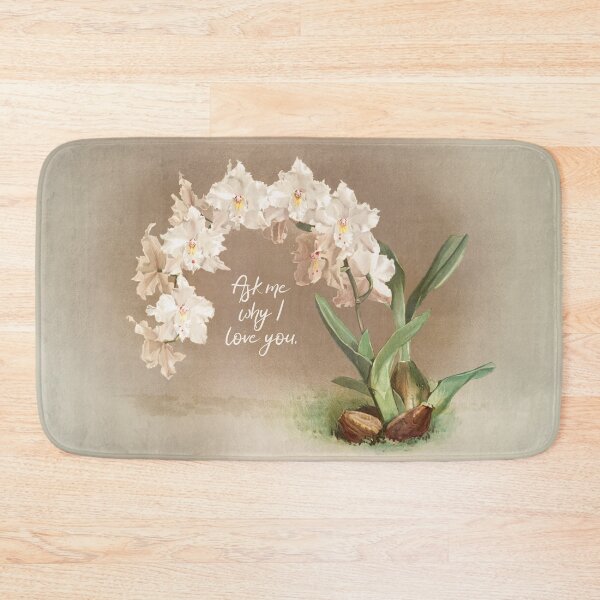 Item preview, Ask me why I love you orchid design designed and sold by leadwithart.
