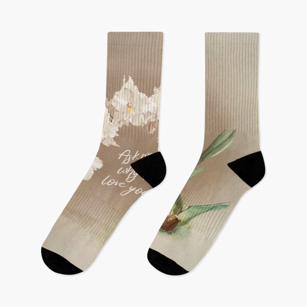 Item preview, Ask me why I love you orchid design designed and sold by leadwithart.