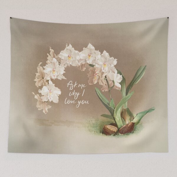 Item preview, Ask me why I love you orchid design designed and sold by leadwithart.