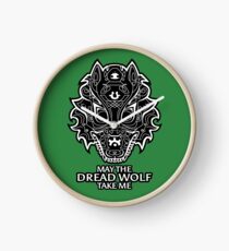 Dread Wolf Take Me Clock