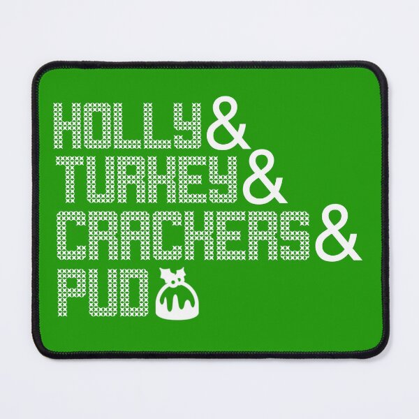 Item preview, Holly and Turkey and Crackers and Pud (Plain) designed and sold by David Bath.