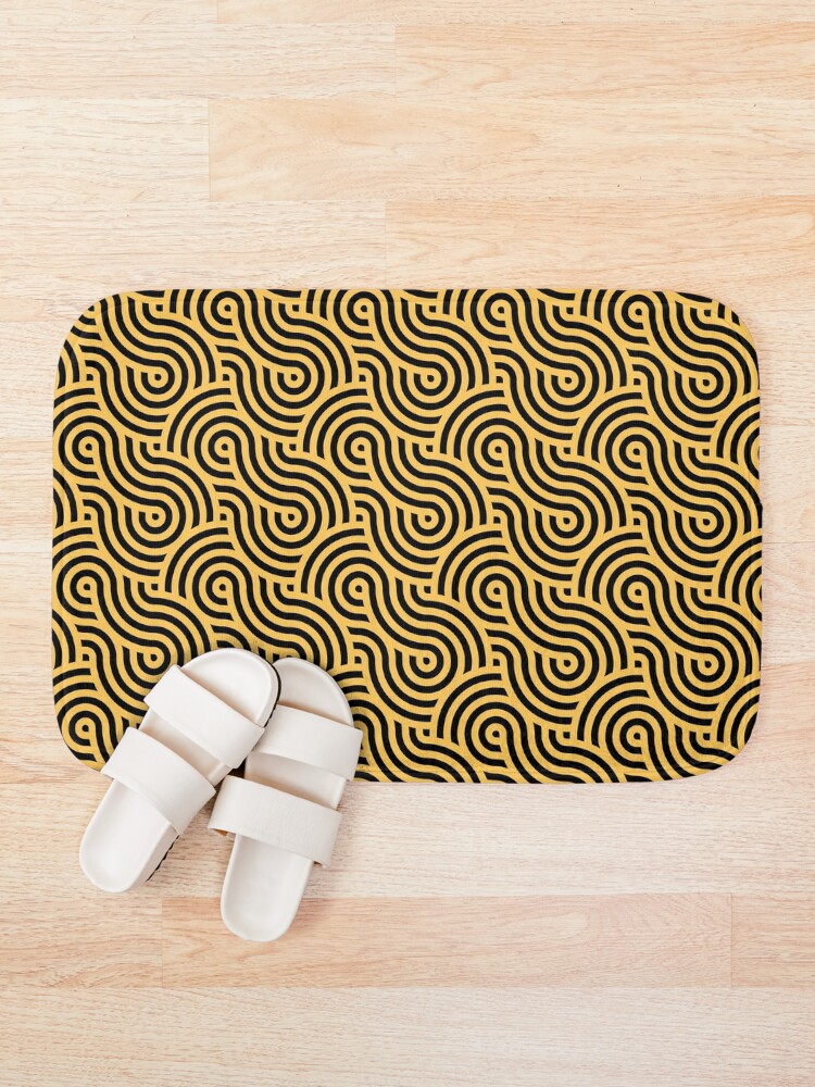 Thumbnail 1 of 6, Bath Mat, Minimal Pattern Design designed and sold by Lotofus.
